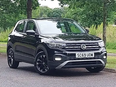 Used VW T-Cross S 95 HP (69 kW) 2019 Black SUV