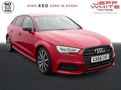 Used Audi A3 Black Edition 116 HP (85 kW) 2018 Sedan