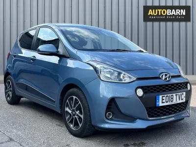 Used Hyundai i10 Premium 67 HP (49 kW) 2018 Blue Hatchback