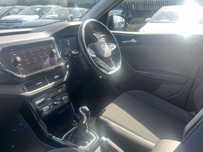 Used VW T-Cross Black Edition 110 HP (80 kW) 2022 Blue SUV