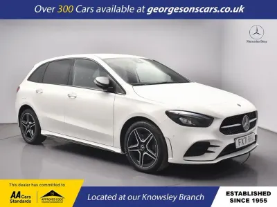 Used Mercedes B250 AMG line 109 HP (80 kW) 2022 White Hatchback