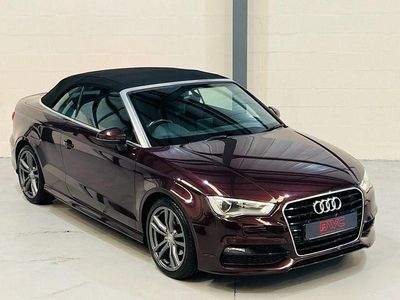 Used Audi A3 Cabriolet S-Line 150 HP (110 kW) 2016 Red Cabriolet