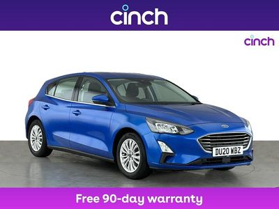 Blue Used 2020 Ford Focus Titanium Hatchback | £10,619 (Fair price)