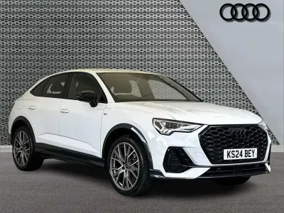 Used Audi Q3 Black Edition 150 HP (110 kW) 2024 White SUV