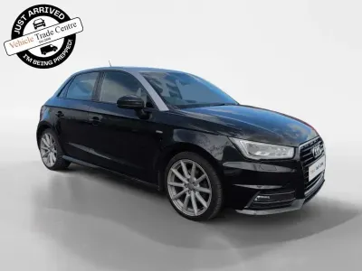 Used Audi A1 S-Line 116 HP (85 kW) 2015 Black Hatchback