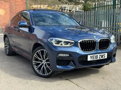 Used BMW X4 M Sport 190 HP (139 kW) 2018 Blue SUV