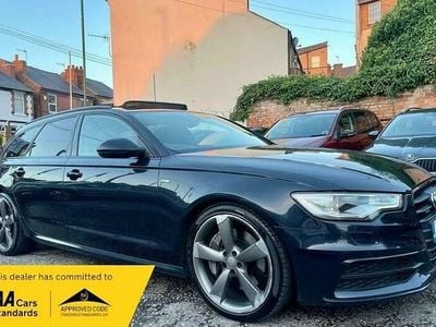Used Audi A6 Black Edition 313 HP (230 kW) 2014 Blue Estate