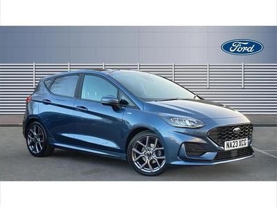 Used Ford Fiesta ST-Line 123 HP (90 kW) 2023 Blue Hatchback