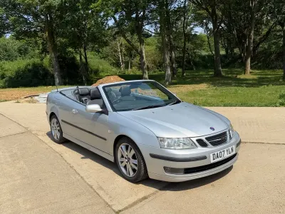 Used Saab 9-3 Cabriolet Anniversary 200 HP (147 kW) 2007 Silver Cabriolet