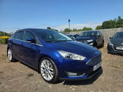 Used Ford Focus Titanium X 2014 Blue Hatchback