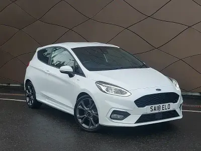 Używany Ford Fiesta ST-Line 140 KM (102 kW) 2018 Biały Hatchback