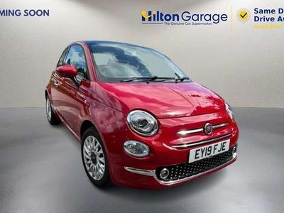 Used Fiat 500 Lounge 69 HP (50 kW) 2019 Red Hatchback