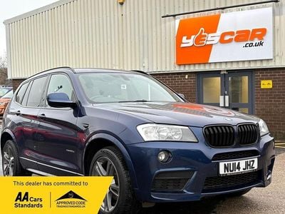 Blue Used 2014 BMW X3 M Sport SUV | £5,675 (Fair price)