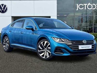 Used VW Arteon R-line 218 HP (160 kW) 2022 Blue Hatchback