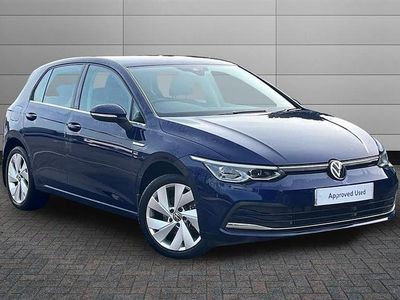 Used VW Golf VII Style 150 HP (110 kW) 2020 Atlantic blue Hatchback