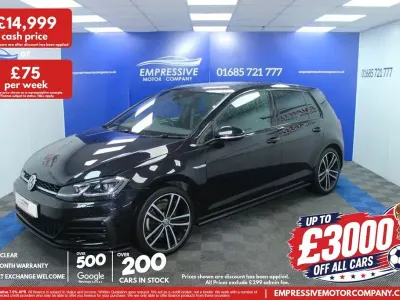 Used VW Golf VII GTD 184 HP (135 kW) 2019 Black Hatchback