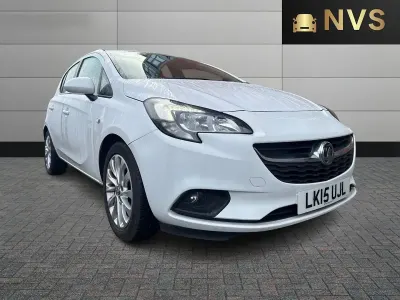 Used Vauxhall Corsa Excite 90 HP (66 kW) 2015 White Hatchback