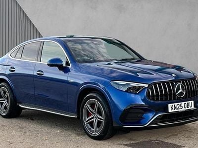 Used Mercedes GLC43 AMG Premium Plus 421 HP (309 kW) 2025 Spectral blue metallic Coupe