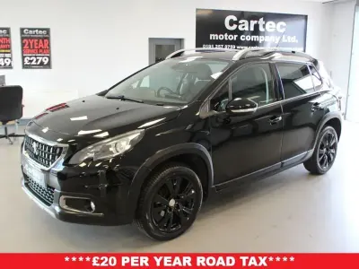 Used Peugeot 2008 Allure 100 HP (73 kW) 2016 Black SUV