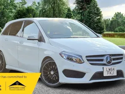 Used Mercedes B180 Executive 122 HP (89 kW) 2015 White Hatchback