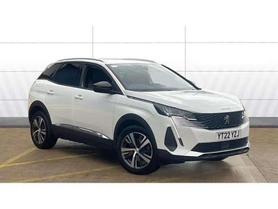 White Used 2022 Peugeot 3008 Allure Premium SUV | £16,108 (Fair price)