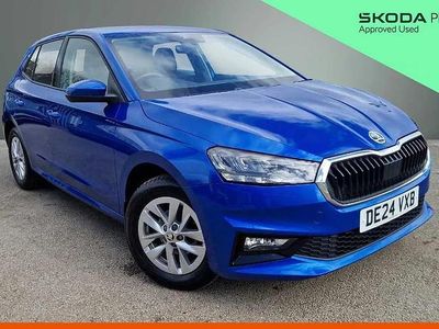Used Skoda Fabia Comfort 94 HP (69 kW) 2024 Race blue metallic Hatchback