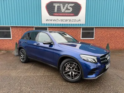 Used Mercedes GLC250 AMG Line Premium Plus 2018 Blue SUV