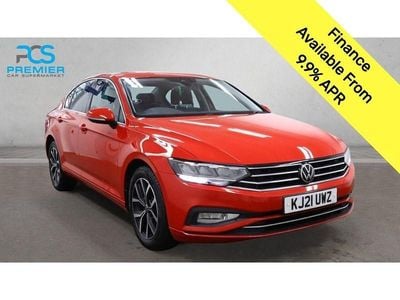 Used VW Passat SEL 2021 Red Sedan
