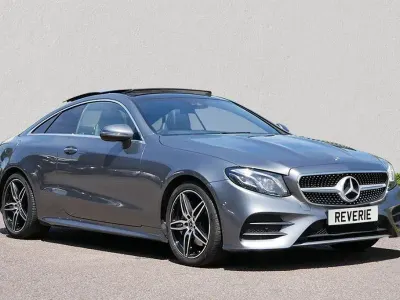 Used Mercedes E220 AMG line 194 HP (142 kW) 2017 Grey Coupe