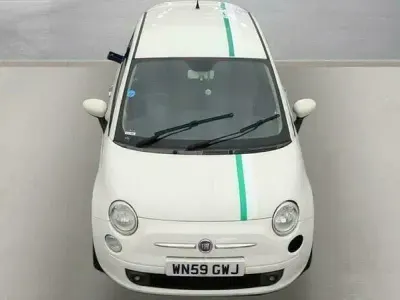 Used Fiat 500 Sport 69 HP (50 kW) 2009 White Cabriolet