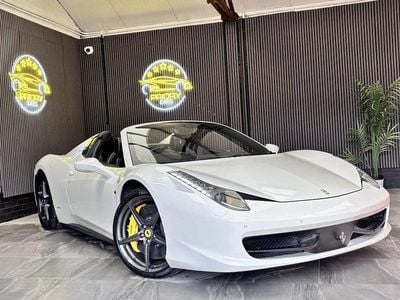 Used Ferrari 458 570 HP (419 kW) 2012 White Cabriolet