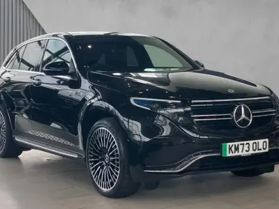 Used Mercedes EQC400 AMG Line Premium 300 kW (408 HP) 2023 Obsidian black metallic SUV