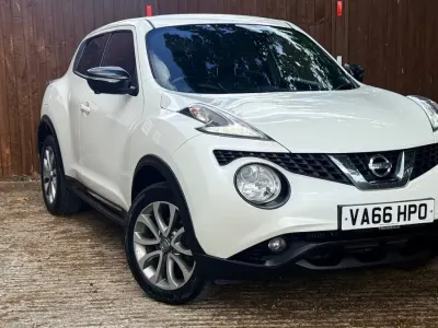 Used Nissan Juke Tekna 110 HP (80 kW) 2016 White SUV