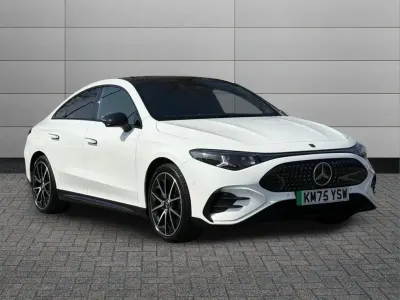 Used Mercedes CLA 250+ AMG line 200 kW (272 HP) 2025 White Sedan