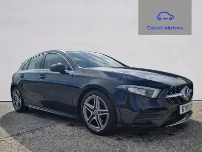 Używany Mercedes A200 AMG line 150 KM (110 kW) 2019 Czarny Hatchback