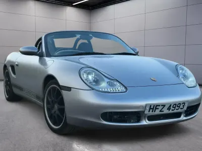 Used Porsche 986 Boxster 252 HP (185 kW) 2002 Silver Cabriolet