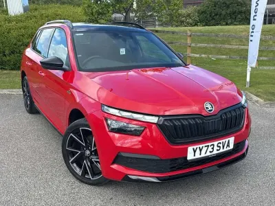 Used Skoda Kamiq Monte Carlo 150 HP (110 kW) 2024 Velvet red metallic SUV