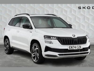 Used Skoda Karoq SportLine 147 HP (108 kW) 2025 Moon white SUV