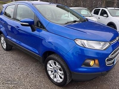 Used Ford Ecosport Zetec 90 HP (66 kW) 2015 Blue SUV