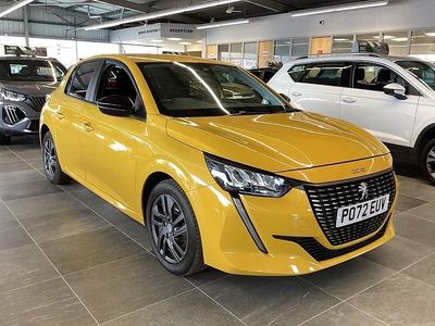 Used Peugeot 208 Active+ 100 HP (73 kW) 2022 Yellow Hatchback