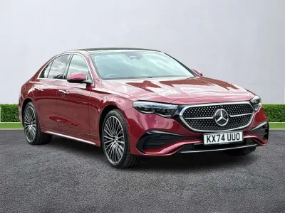 Used Mercedes E300 AMG Line Premium Plus 313 HP (230 kW) 2024 Red Sedan