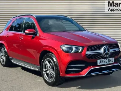 Used Mercedes GLE450 AMG AMG line 367 HP (269 kW) 2019 Red SUV