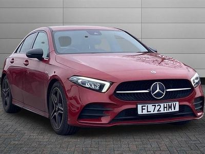 Begagnad Mercedes A180 Executive 136 HK (100 kW) 2022 Röd Sedan