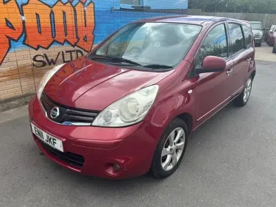 Used Nissan Note Tekna 110 HP (80 kW) 2011 Red Hatchback