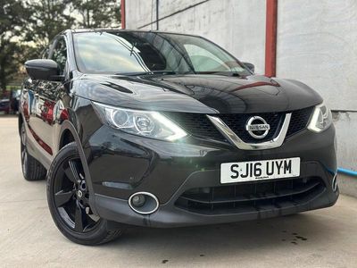 Used Nissan Qashqai N-TEC 115 HP (84 kW) 2016 Black SUV