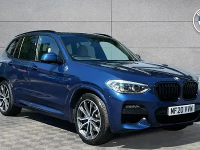 Used BMW X3 M Sport 187 HP (137 kW) 2020 Blue SUV
