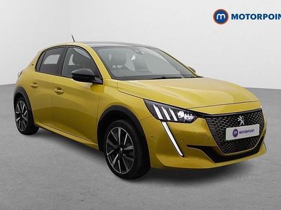 Yellow Used 2021 Peugeot e-208 GTi Hatchback | £12,399 (Fair price)
