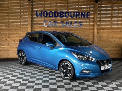 Used Nissan Micra Acenta 92 HP (67 kW) 2021 Blue Hatchback