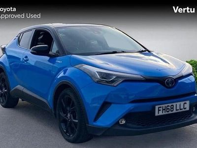 Used Toyota C-HR 122 HP (89 kW) 2019 Cyan splash bitone SUV