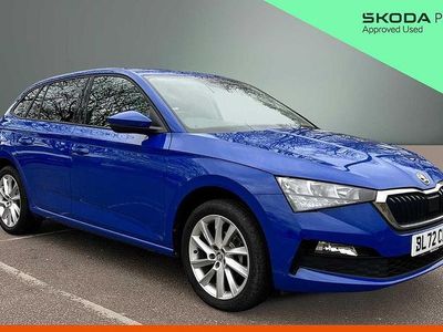 Used Skoda Scala SE L 95 HP (69 kW) 2023 Energy blue Hatchback